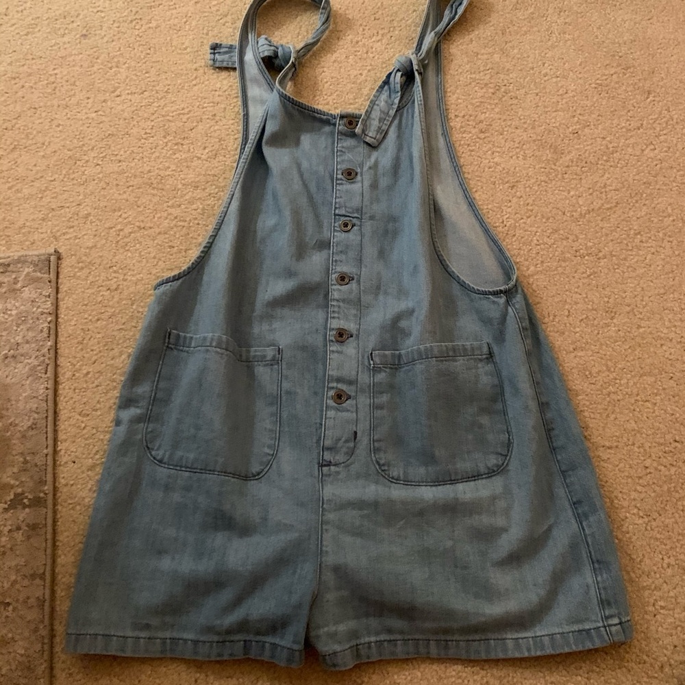 Denim romper